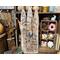 This image shows a 20 inch wooden fence door with wood-birds birds perched on branches. A bless this house message is at the bottom.